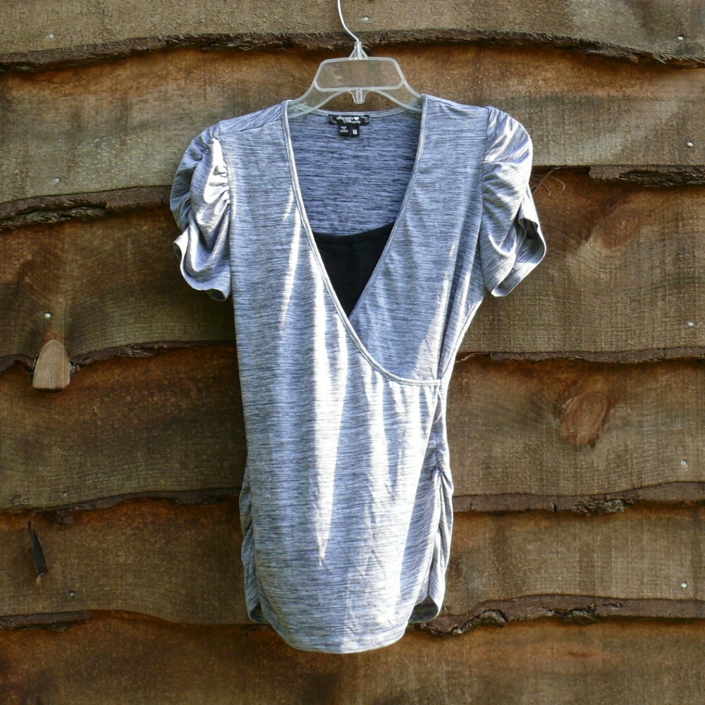 Sequin Hearts Short Sleeve Top